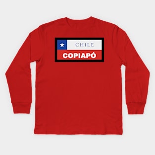 Copiapó City in Chilean Flag Kids Long Sleeve T-Shirt